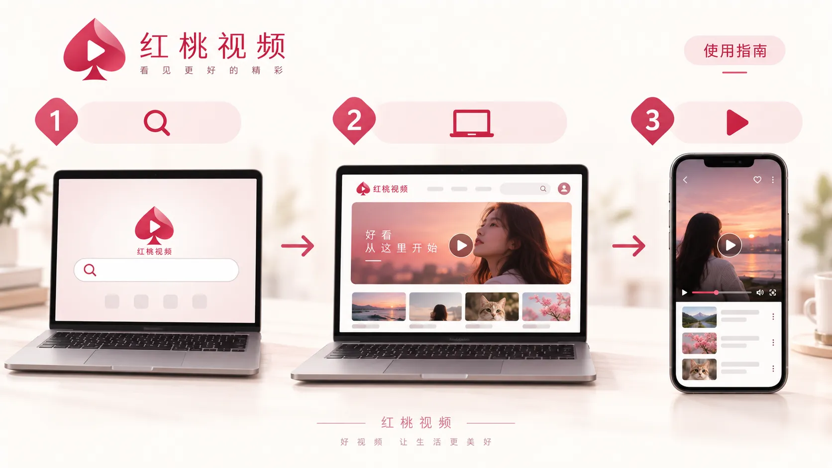 红桃视频访问浏览器移动端与播放使用指南